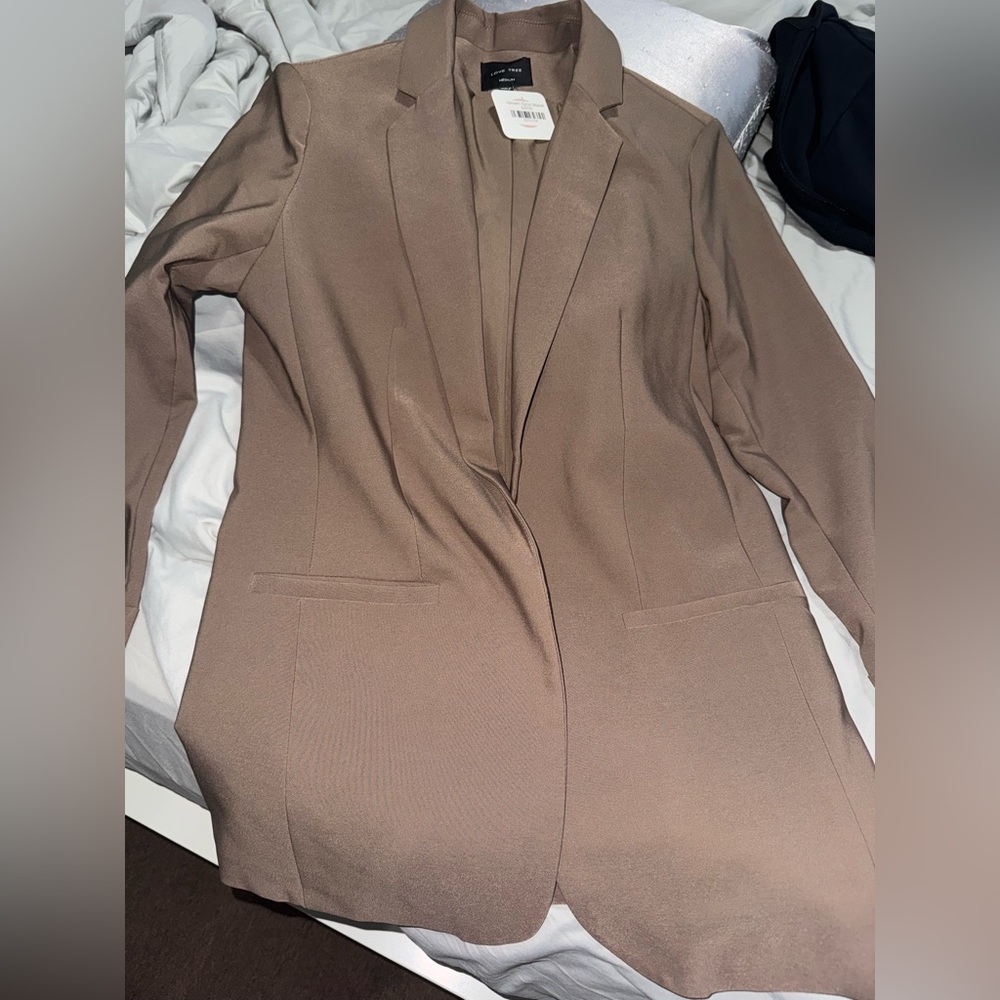Love Tree Classic Brown Blazer